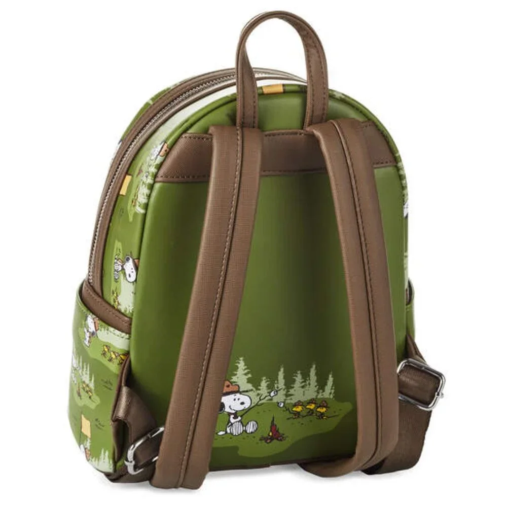 Loungefly | Bags | Loungefly Peanuts Snoopy Beagle Scouts Mini Green ...